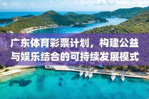 广东体育彩票计划，构建公益与娱乐结合的可持续发展模式